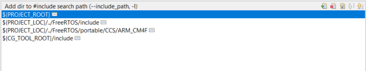 Include paths in CCS